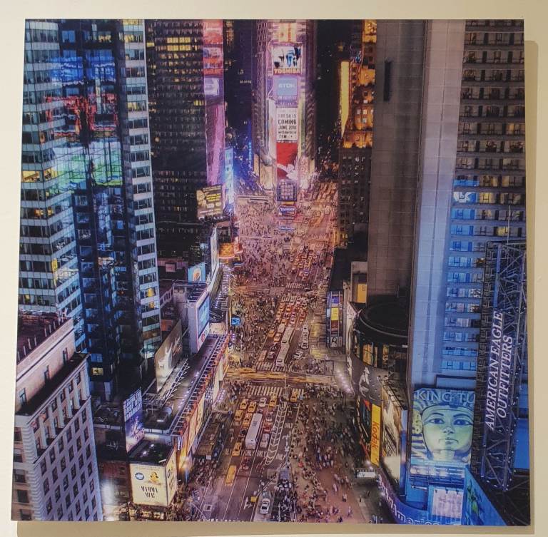 New York City Times Square Photograph Print Wall Art Picture Square Perspex