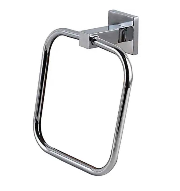 image for Square wall mounted towel ring