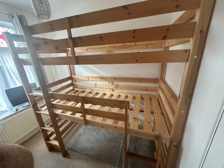 Fusion Heavy Duty Storage Pine Bunk Bed