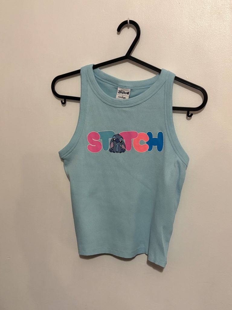 12-13 years stitch vest tops x2 new 