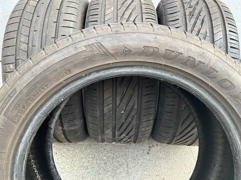 Full set of 4 tyres size 245/45 R17
