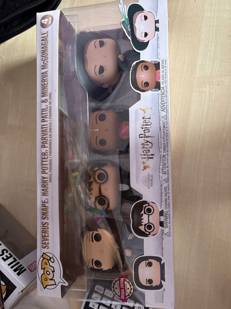 Funko Pop! Harry Potter 4-Pack: Snape, Patil, McGonagall – New