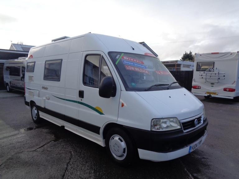 Trigano Tribute 2 Berth Fiat Ducato Low miles DIESEL MANUAL 2004/04