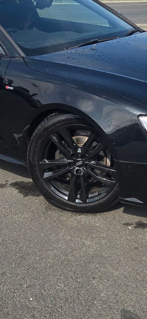 Genuine Audi 19” Alloy Wheels + Tyres | 5x112 | Powder Coated | A4 A5 A6