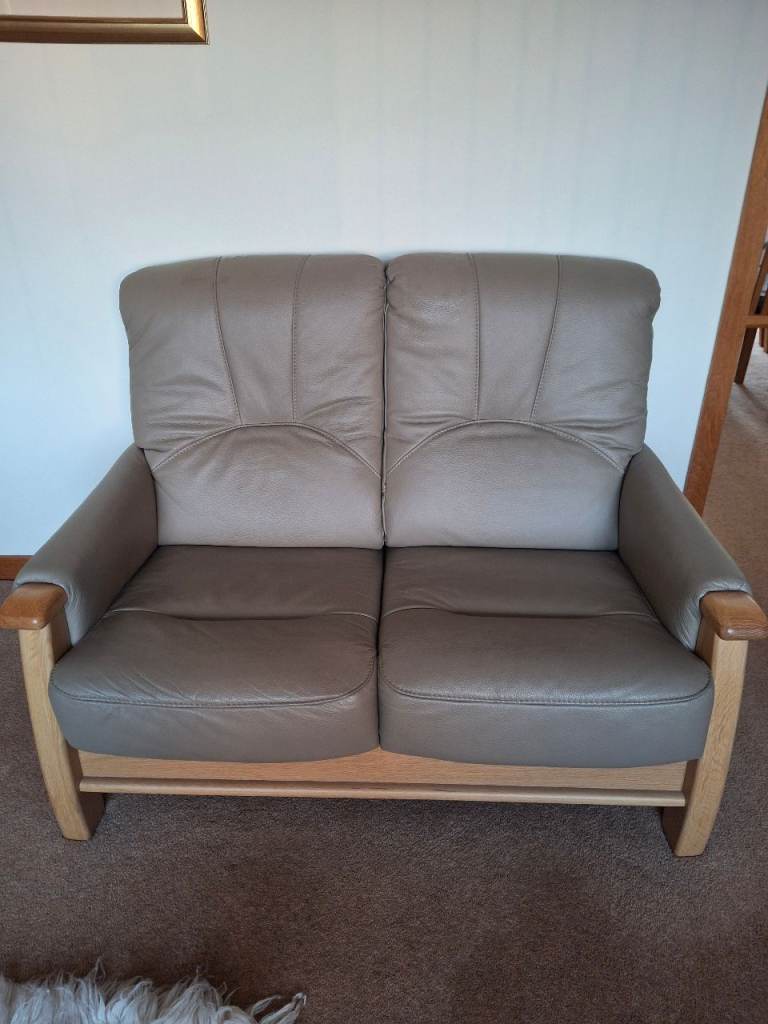 2 seater leather couches.  