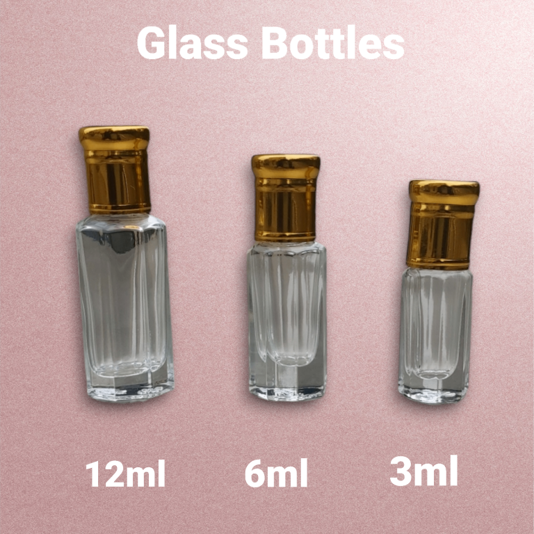 OIL PERFUME BOTTLES (empty)