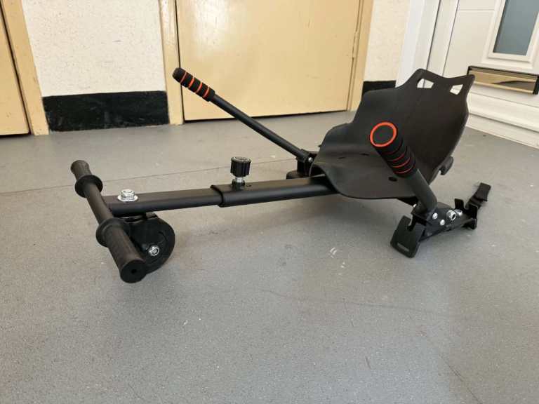 Hoverboard Go-Kart Attachment – Black, Good Condition