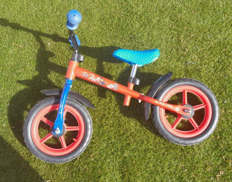 Paw patrol balance bike