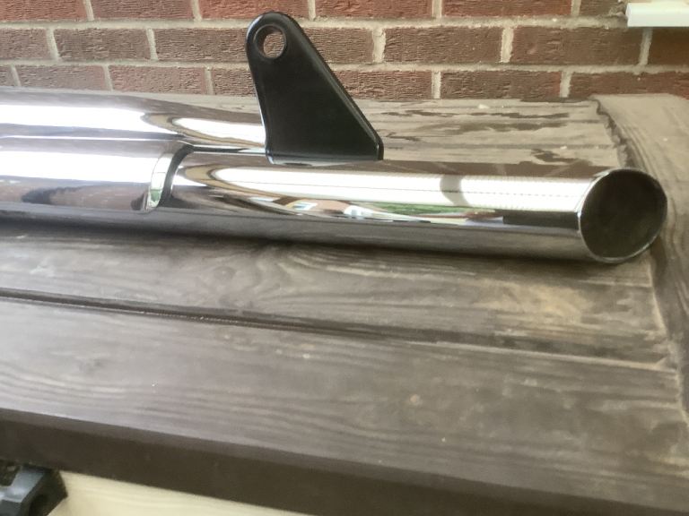 Slash cut exhausts