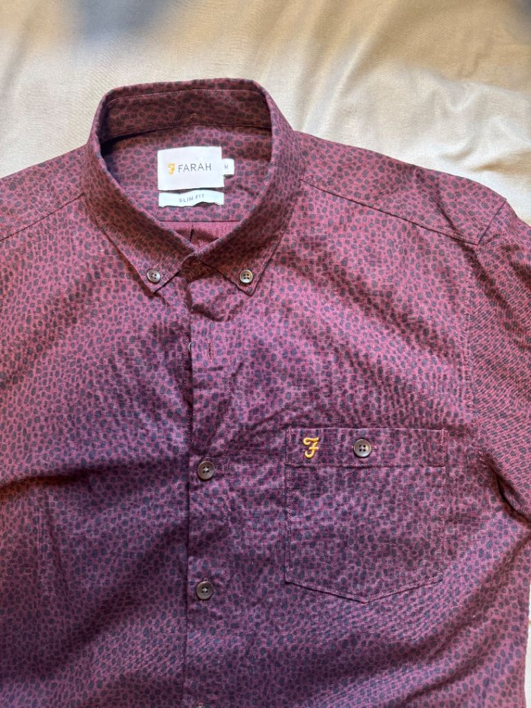 Men’s Organic Farah Cotton shirt 