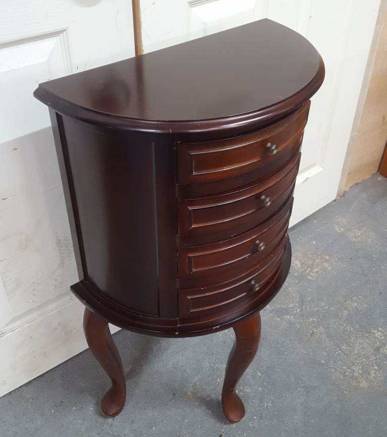 Repro Mahogany Jewellery Cabinet