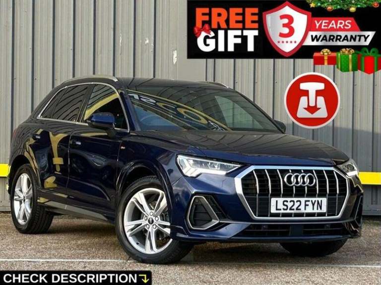 2022 Audi Q3 1.5 TFSI CoD 35 S line SUV 5dr Petrol S Tronic Euro 6 (s/s) (150 ps) SUV Petrol Auto...