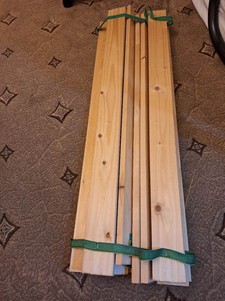 Metal Single Bed with Mattress (Can Deliver)