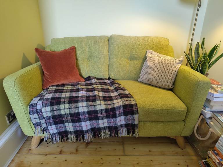 Ercol Cosenza Small Sofa | Pear Green | Excellent Condition | RRP £2335