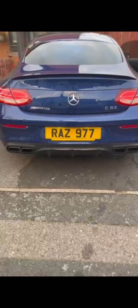 Numberplate RAZ 977