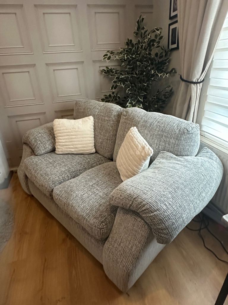 Scs Grey 2x2 Sofa set