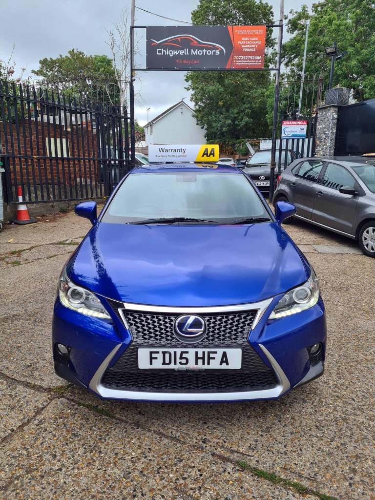 2015 Lexus CT 200h 1.8 F-Sport 5dr CVT Auto HATCHBACK PETROL/ELECTRIC Automatic
