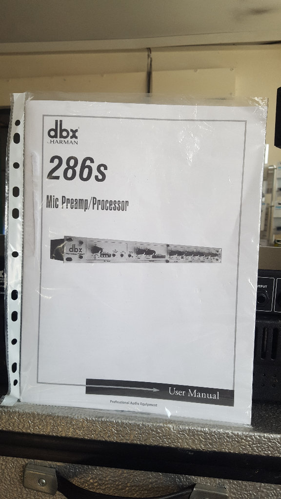 DBX286 Mic Preamp Processor