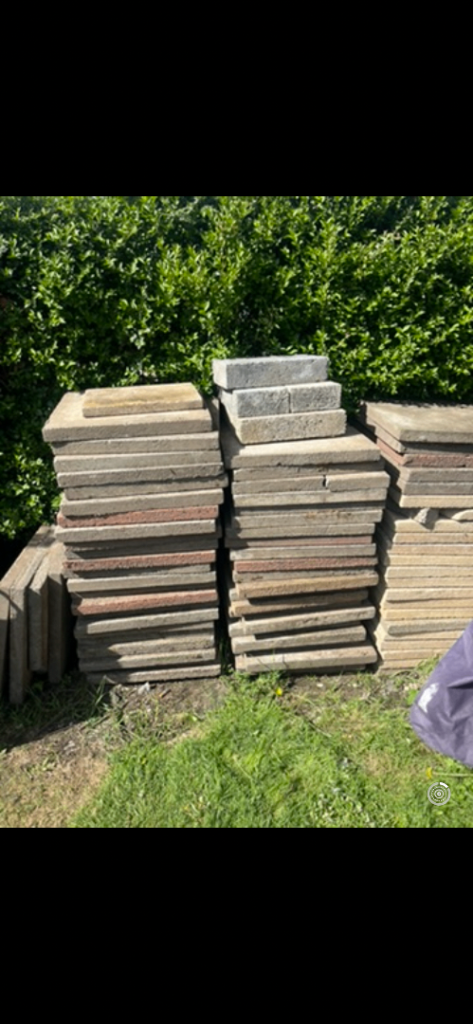 Free garden slabs 