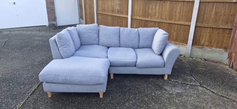 image for HABITAT Grey L Shape Corner Sofa ***DELIVERY AVAILABLE***
