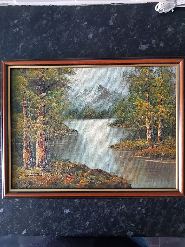Whitman Original Oil Painting Signed 
