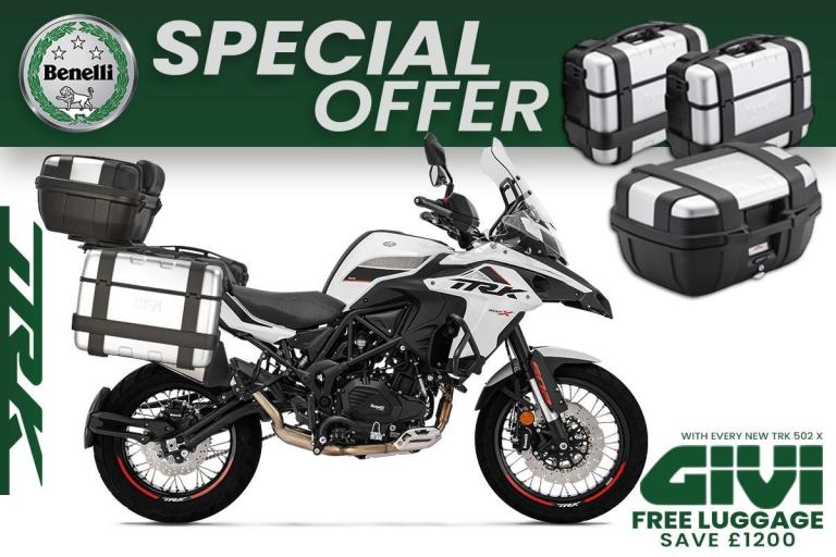 BENELLI TRK 502 X 500cc Adventure ADV Bike Off On Road Touring A2 licence