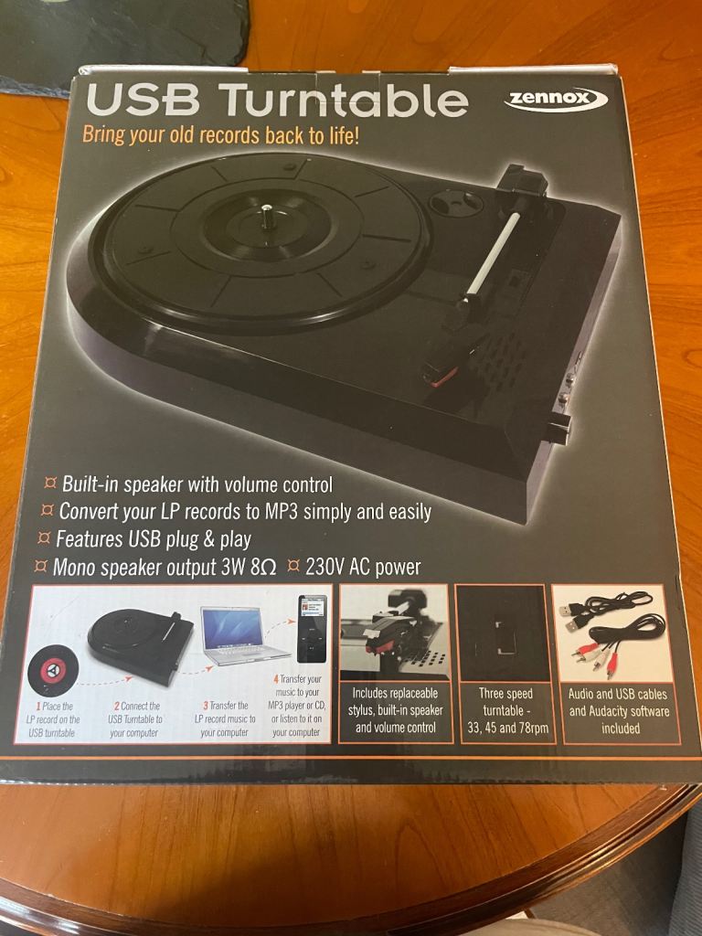 Zennox USB turntable 