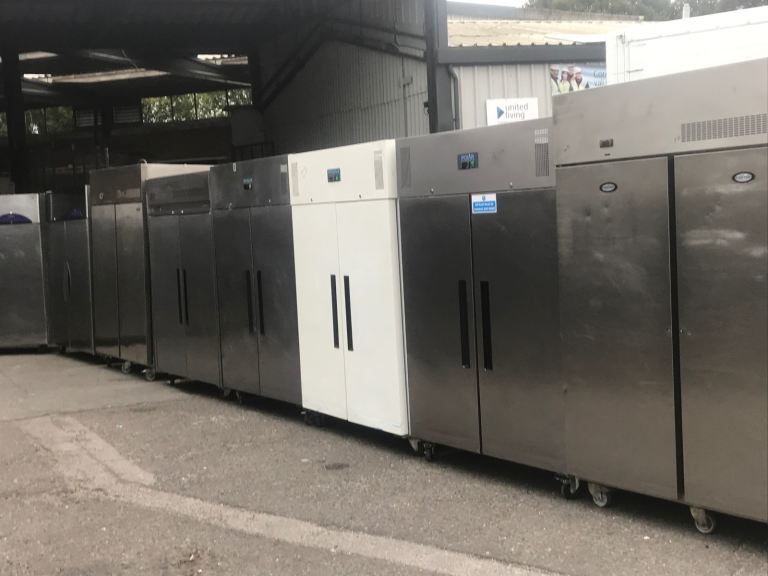 Commercial double door fridge foster Williams cafe shop restaurant takeaway 