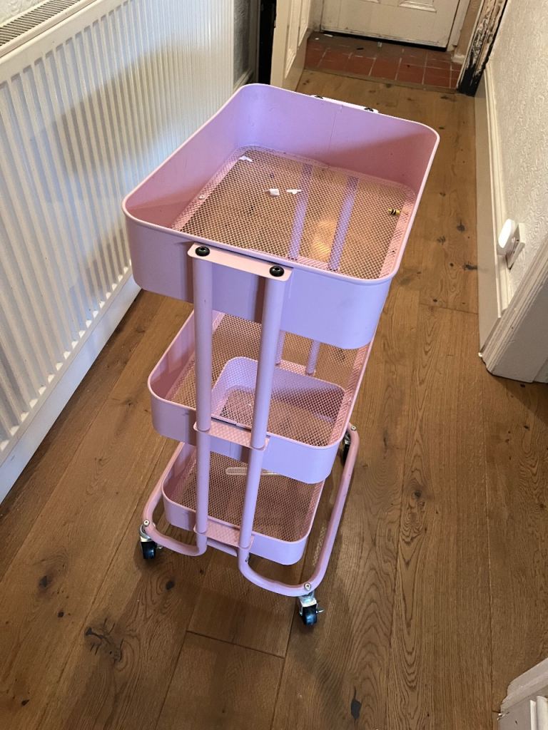 IKEA RÅSKOG Storage Cart Rolling Trolley Kitchen Storage Organiser 28x38x61cm