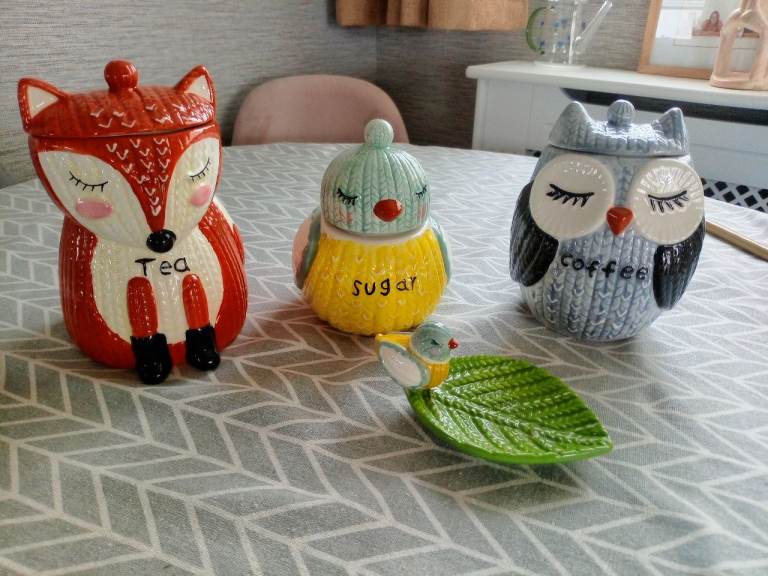 Tea and coffee canister set 