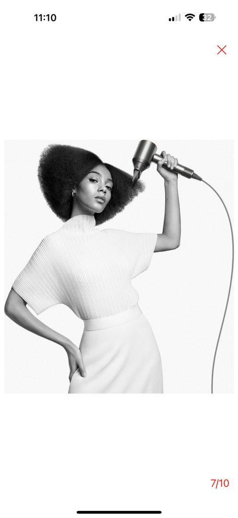 Dyson supersonic hair dryer - Bright Nickle/copper