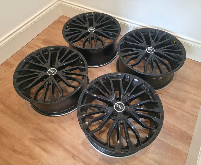 GENUINE 20" AUDI ALLOY WHEELS | 5x112 | VW VOLKSWAGEN SKODA MERCEDES BMW BLACK