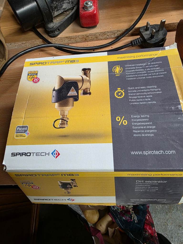 Spirotech central heating dirt seoarator filter