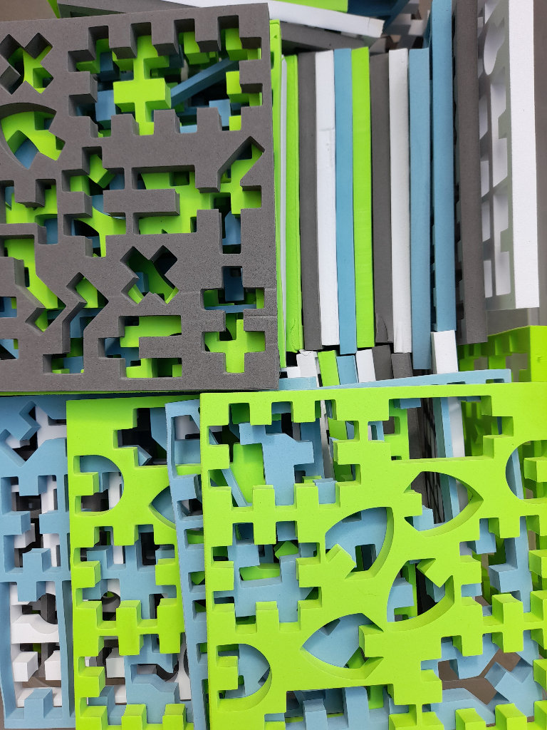 50 Thick foam moulds scraps can be used for stencils moulds drawing or packaging for posting