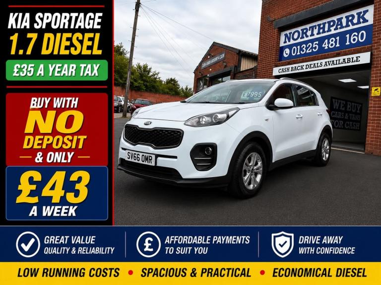2016 Kia Sportage 1.7 CRDi ISG 1 5dr ESTATE Diesel Manual