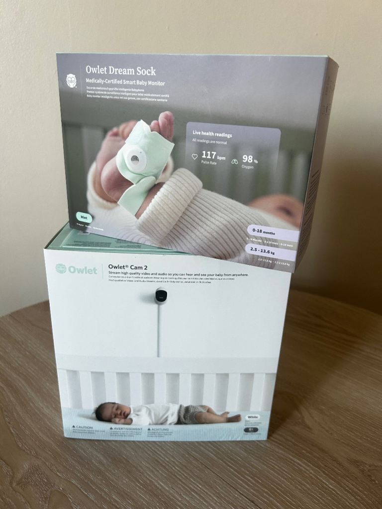 (SOLD) Owlet Dream 2 Sock Baby Cam Monitor - New, Unused RRP: £399