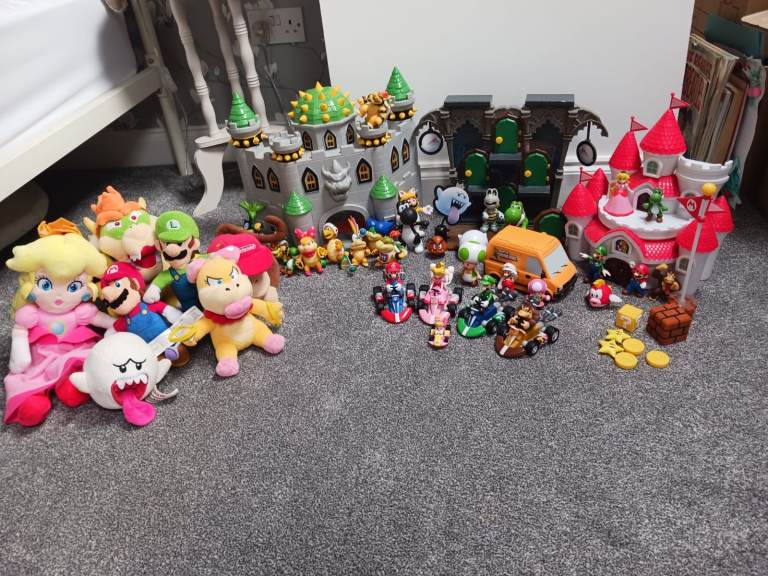 Super mario mega toy bundle (happy to sell individually also)