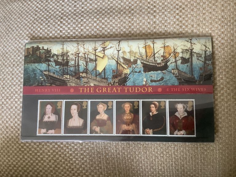 Collectable Commemorative Stamps - Henry VIII *The Great Tudor* & The Six Wives
