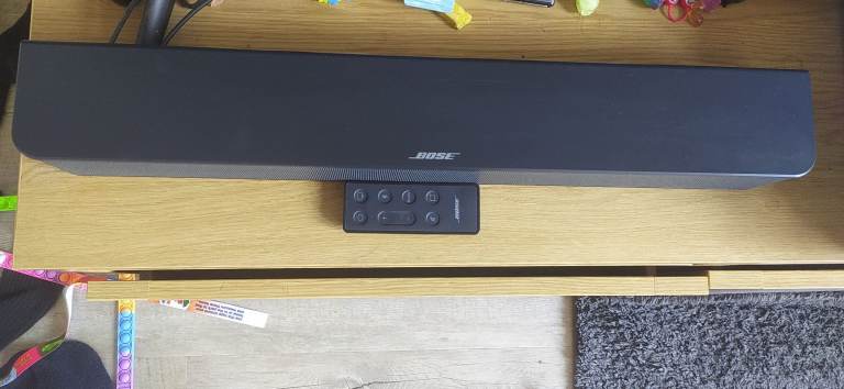 The Bose Solo Soundbar 2 Bluetooth speaker with remote for sale