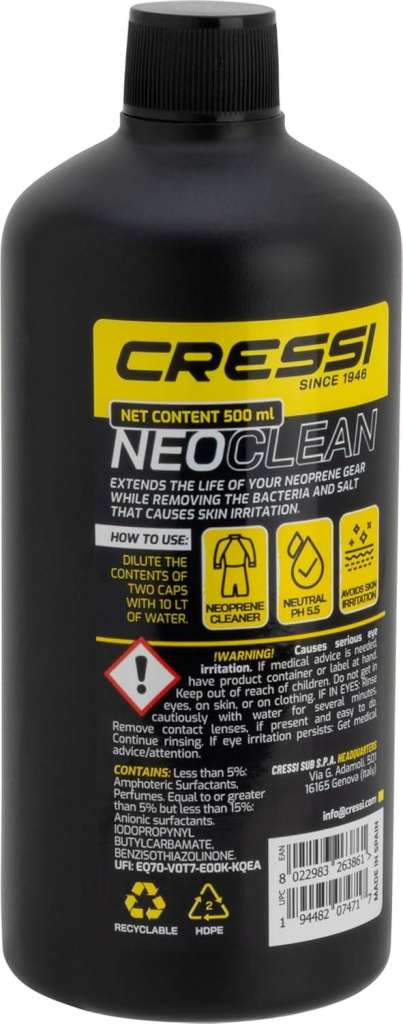 new / unopened - CRESSI Neo Clean Neoprene Cleaner