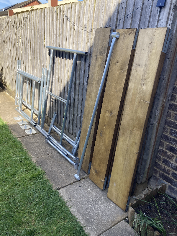 Classic DIY Scaffold Tower 3m x 4'x 2'6" (9’10") Working Height Galvanised Steel