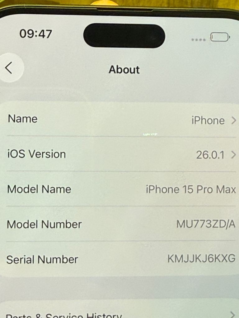 iPhone 15 Pro Max 256gb Black Unlocked 