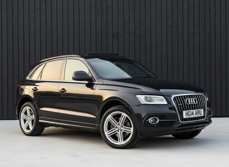  AUDI Q5 S LINE PLUS QUATTRO 3.0 TDI V6 DIESEL AUTO 4X4 2014 [14] BLACK