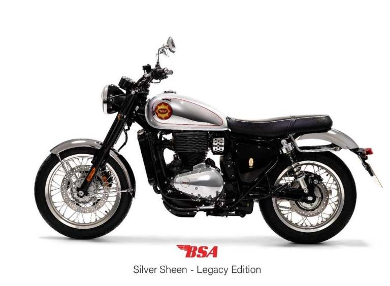 BSA Gold Star 650cc Classic Motorcycle Silver Sheen Legacy