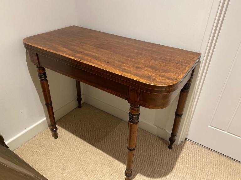 Antique mahogany Georgian card table