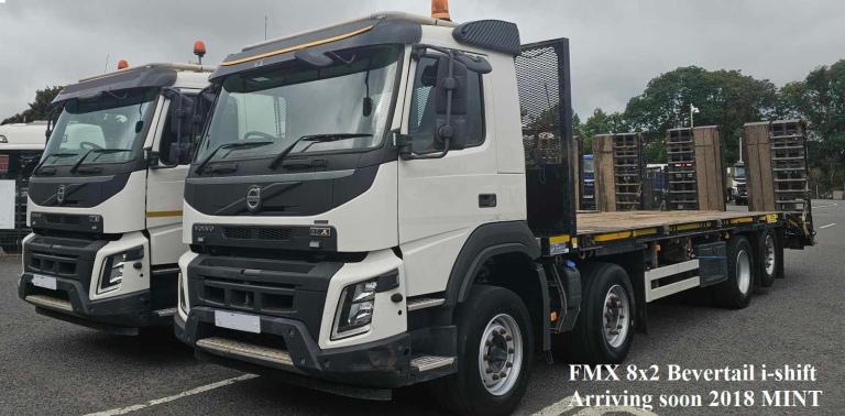 Volvo FMX 8x2 Bevertail plant lorry 