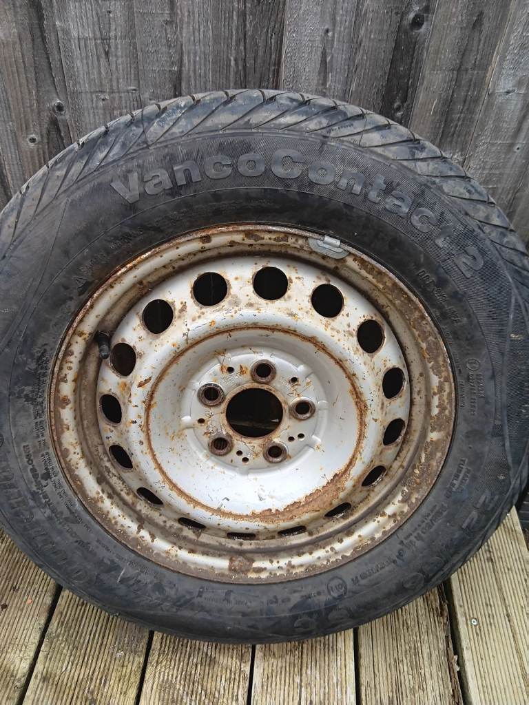 Mercedes  wheel and new tyre