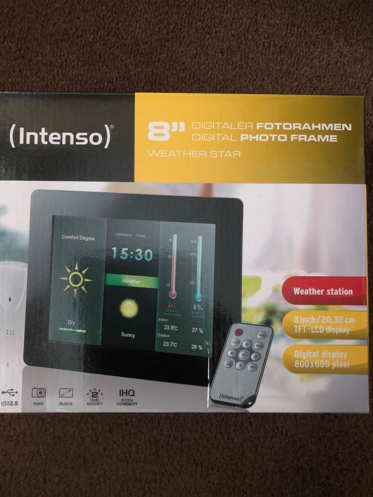 8” Digital Photo Frame (Brand New) 