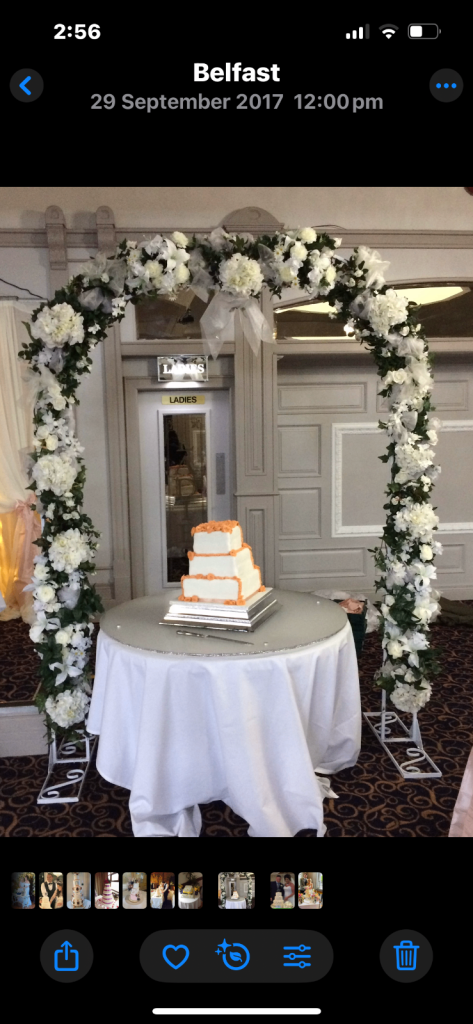 Floral arch  artificial