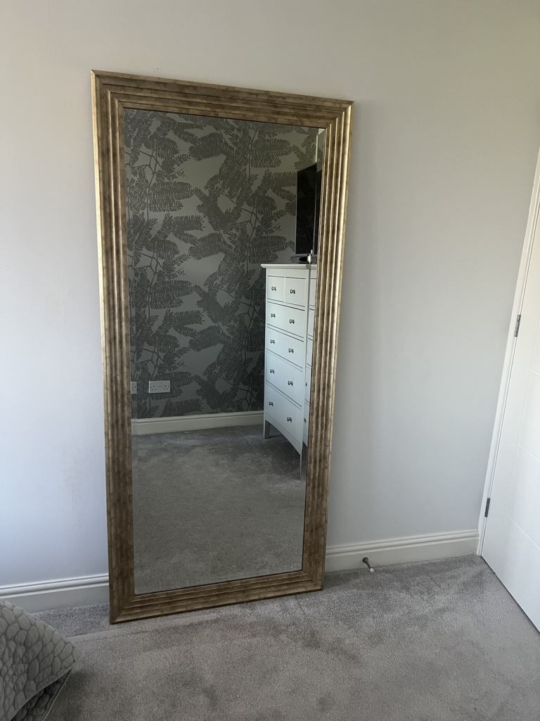 Large wall mirror